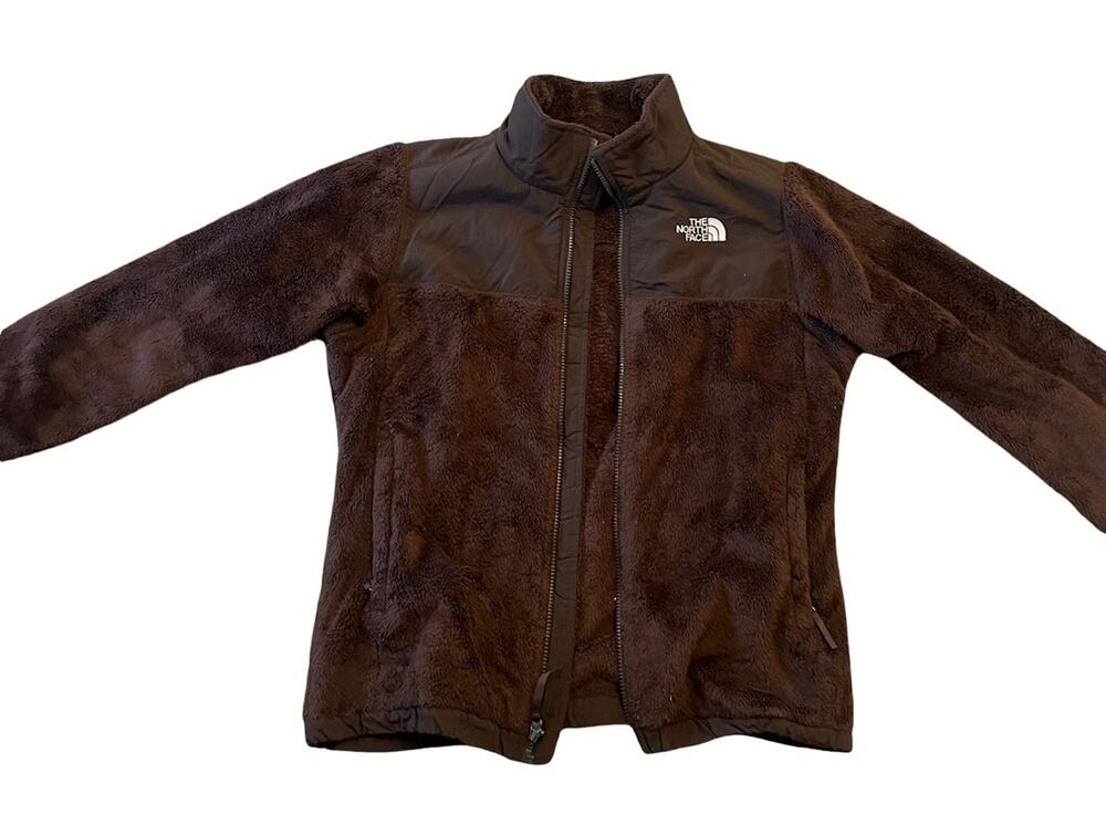 The North Face Women’s XL Brown Fleece Full Zip Jacket Polartec Soft Cozy